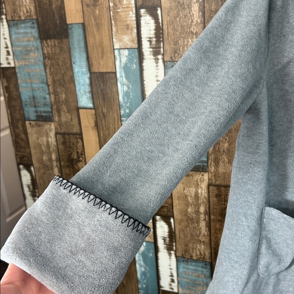 Tudor Court Gray Button-Up Coat with Pockets - Picture 7 of 13